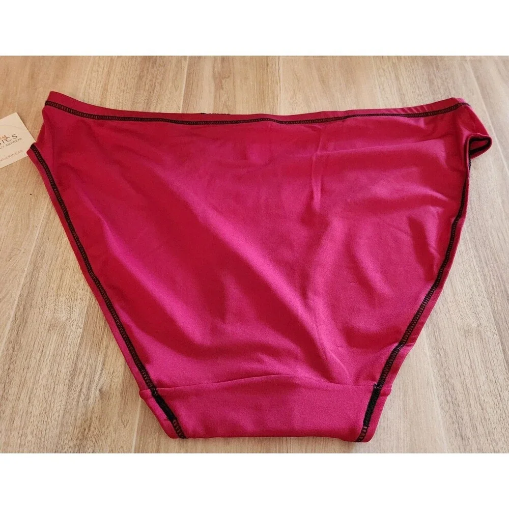 Sexy Basics Women's Panties XL Lot of 5 Pairs Bikini Briefs Silky Smooth NWT
